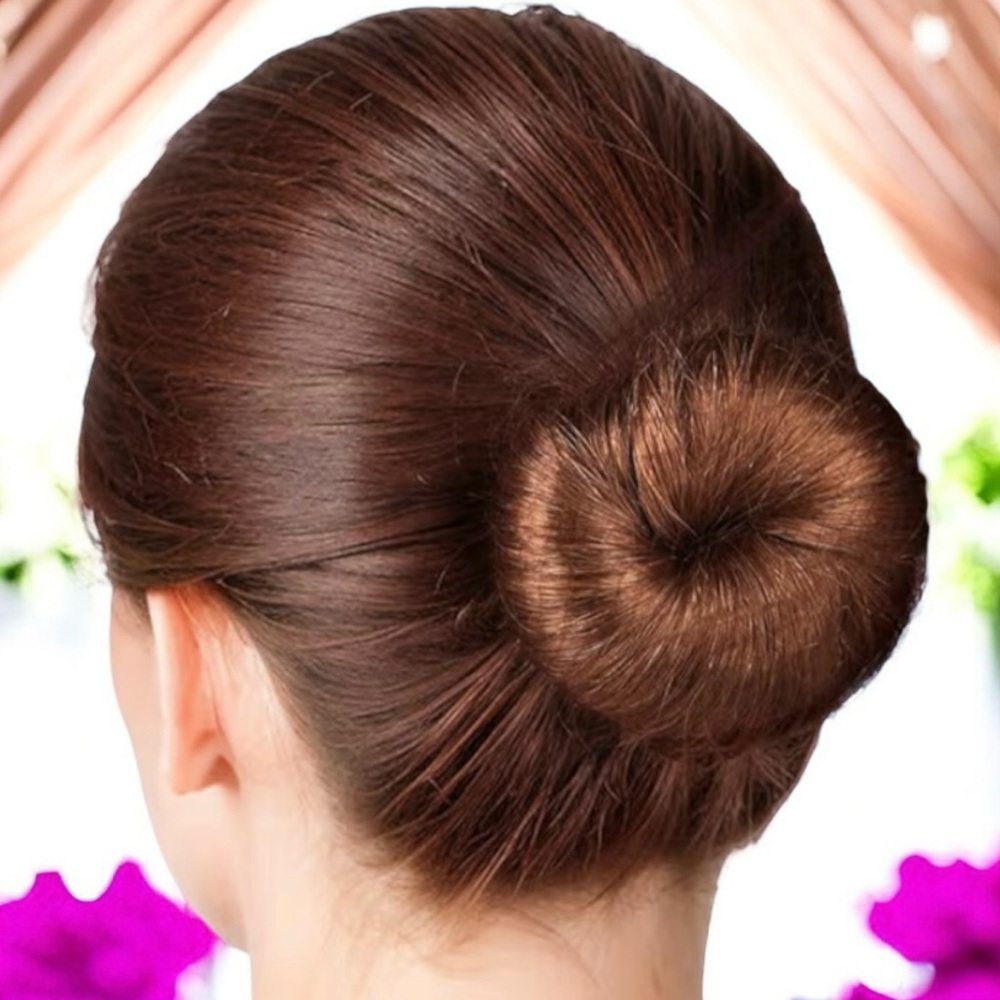 Free | Easy French Bun Maker-Brown Hair